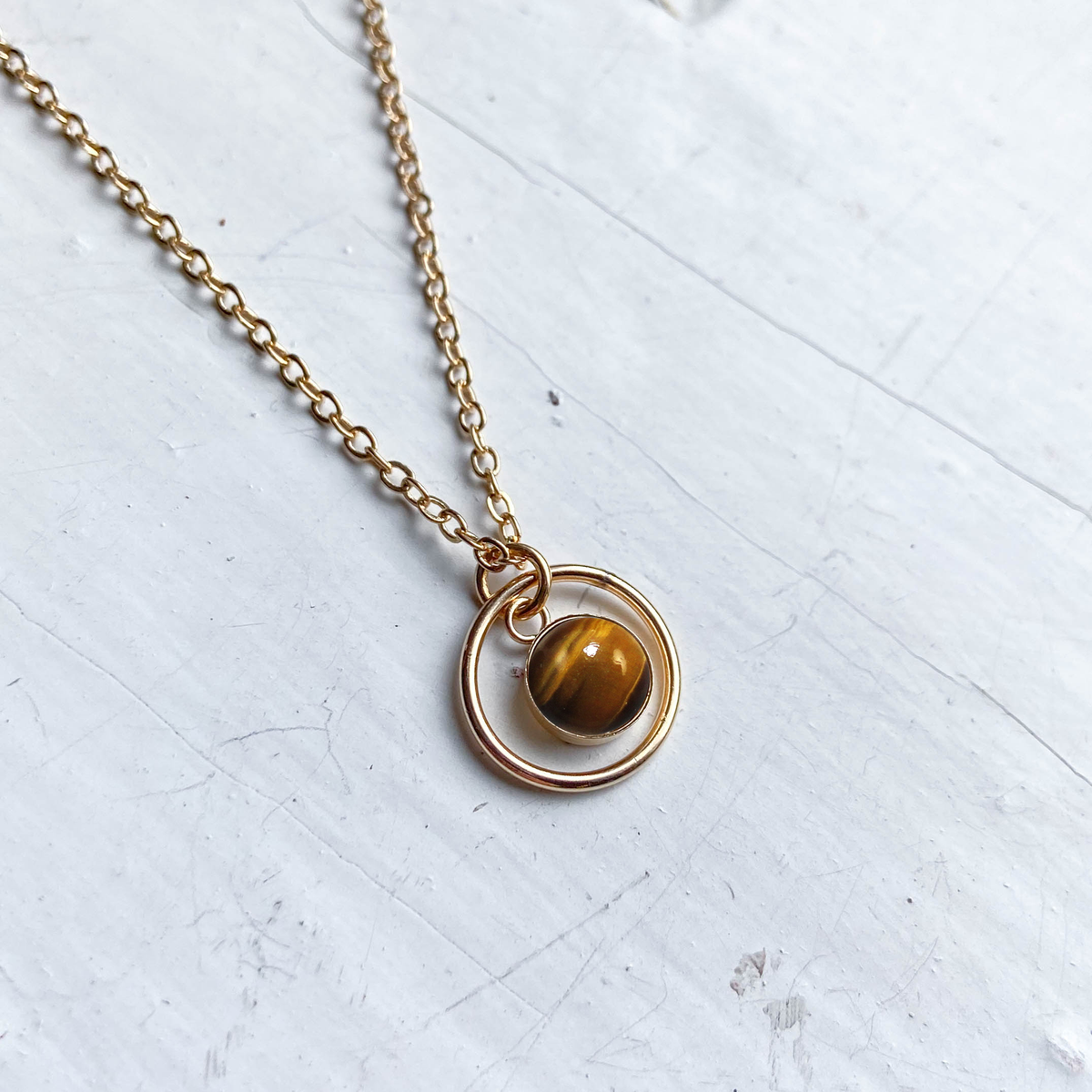 Rings of Saturn Mini Necklace